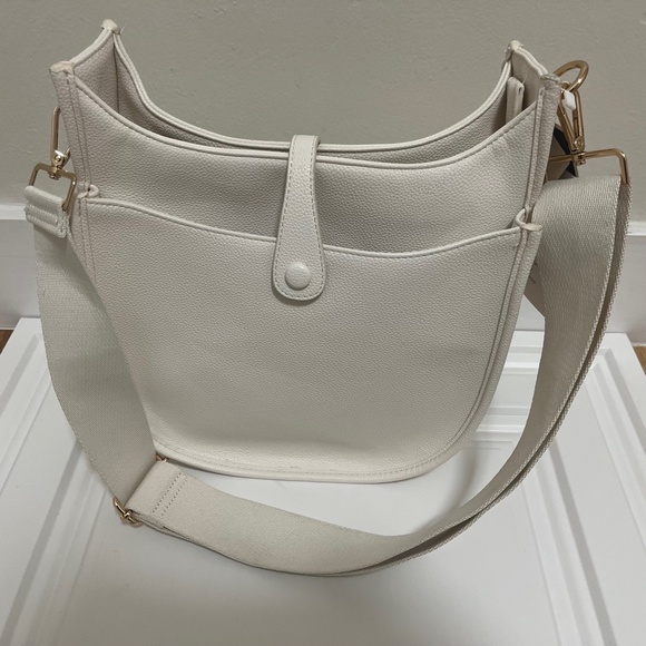 Off-white Crossbody Bag by Ah-dorned NY - Picture 8 of 11